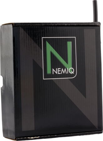 Krympslang NAB med lim, 3:1, ID=3.0mm, svart, box, L=5.0m